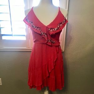 Francesca’s Red Spanish Dress Size Small